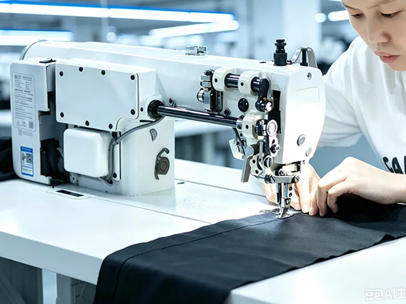 Precision sewing line